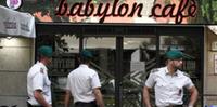 Finanzieri al Babylon Cafè di Roma