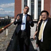 Il sindaco Alessandrini con la delegazione di Fuzhou