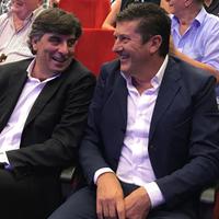 Antonio Oliveri con il presidente Daniele Sebastiani