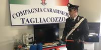 La refurtiva sequestrata dai carabinieri di Tagliacozzo