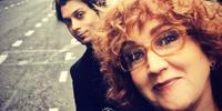 Il selfie postato su Instagram che mostra Fiorella Mannoia e Carlo Di Francesco a New York