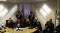 La conferenza stampa dei carabinieri sugli arresti nella Procura di Ancona