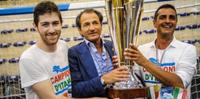 Il presidente dell'Asd Pescara Danilo Iannascoli ai tempi delle vittorie