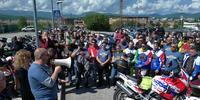 Adunanza di 250 motociclisti all'Aquila contro le strade chiuse