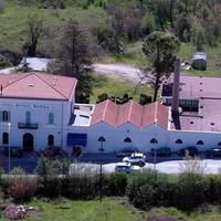 Veduta aerea della fabbrica dei Confetti Pelino, a Sulmona
