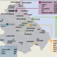 La mappa del voto in Abruzzo per le comunali del 10 giugno