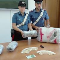 Il carico di droga sequestrato al casello A4 Pescara sud-Francavilla