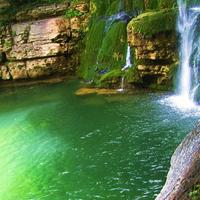 Le cascate del fiume Verde a Borrello