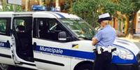 Un mezzo della polizia municipale di Reggio Emilia