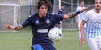 L'attaccante del Pescara Mirko Antonucci, 19 anni, preso in prestito dalla Roma