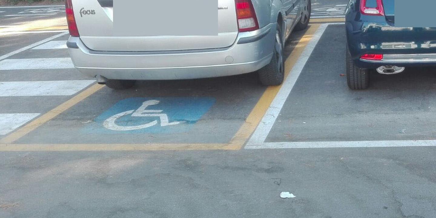 Risultati immagini per parcheggio disabili