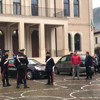 I carabinieri al Comune di Capistrello (Foto di Antonio Oddi)
