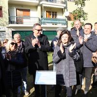 L'inaugurazione del Giardino dei Giusti a Villa Sabucchi