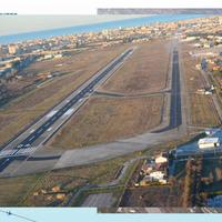 La pista dell'aeroporto d'Abruzzo di Pescara