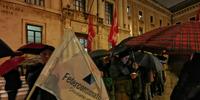 Il raduno antirazzista a Pescara