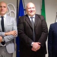 Da sinistra: Luigi Angelucci, Cristiano Artoni, Nicola D'Ippolito