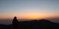 L'alba sul Monte Amaro, Majella ( foto di Giusi Pitari)