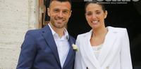 Ledian e Francesca sposi in municipio a Pescara (foto Giampiero Lattanzio)