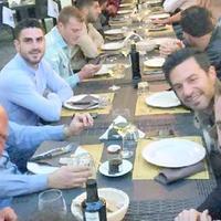 Cena di fine stagione del Pescara con squadra, staff tecnico e dirigenziale