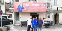 La famiglia di Daniela Sabatino oggi a Castelguidone: da sinistra, il fratello Alessandro, la sorella Francesca, mamma Teresa e papà Gabriele