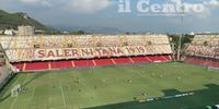 Lo stadio Arechi dove è in corso la partita Salernitana-Pescara