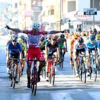 L'arrivo vittorioso di Davide Ballerini nell'ultima edizione del Trofeo Matteotti di ciclismo