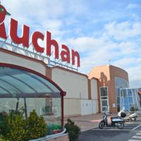 L'ipermercato Auchan a Pescara