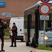 Tagliacozzo, i carabinieri sul luogo dlel'investimento della ragazza 16enne