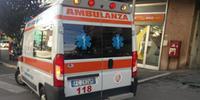 Ambulanza in perfetta efficienza nel regolare svolgimento di un servizio di soccorso