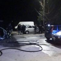 Sulmona: la Smart diesel distrutta dal fuoco la notte scorsa in via XXV Aprile