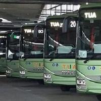 Bus della società di autolinee regionali Tua