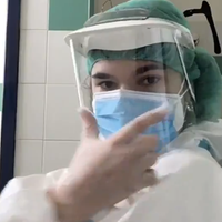 Verdiana comincia così il suo turno di lavoro a Milano nella trincea del Coronavirus