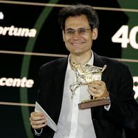 Gabriele Pedullà premiato a Pescara (Fotoservizio di G.Lattanzio)