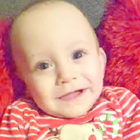 Il piccolo Liam Lamolinara, 16 mesi