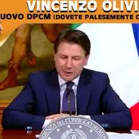 Conte doppiato nel video satirico di Vincenzo Olivieri (da fb)