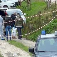 Il luogo in cui è stato trovato il cadavere la mattina del 25 novembre a Popoli