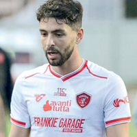 Dimitrios Sounas, 27 anni, centrocampista del Perugia, nel mirino del Pescara