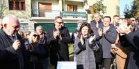 L'inaugurazione del Giardino dei Giusti a Villa Sabucchi nel 2018