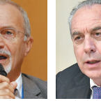 Sergio Galbiati presidente Hubruzzo e il commissario Giovanni Legnin