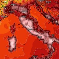 L'Abruzzo con Pescara al centro delle condizioni climatiche da bollino rosso