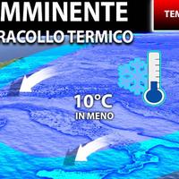 In Abruzzo atteso il tracollo termico da giovedì (da ilMeteo.it)