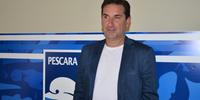 L'allenatore del Pescara Alberto Colombo