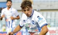 L'attaccante del Pescara Marco Delle Monache