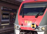 Il treno "Lupetto" della Tua a Roma-San Pietro