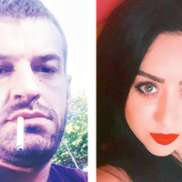 L’assassino Roland Bushi, albanese di 31 anni, e la vittima Aliona Oleinic, moldava di 33 anni