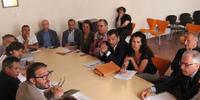 L'incontro sulla sicurezza degli edifici scolastici convocata dal sindaco (foto Raniero Pizzi)