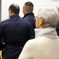 Davide Troilo ascolta la lettura della sentenza di condanna (foto Giampiero Lattanzio)