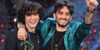Ermal Meta e Fabrizio Moro, vincitori del 68° Festival di Sanremo (foto ANSA/Claudio Onorato)