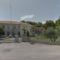 La caserma della polizia stradale a Giulianova