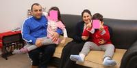 Giampiero e Adriana Parete con i due figli scampati alla tragedia